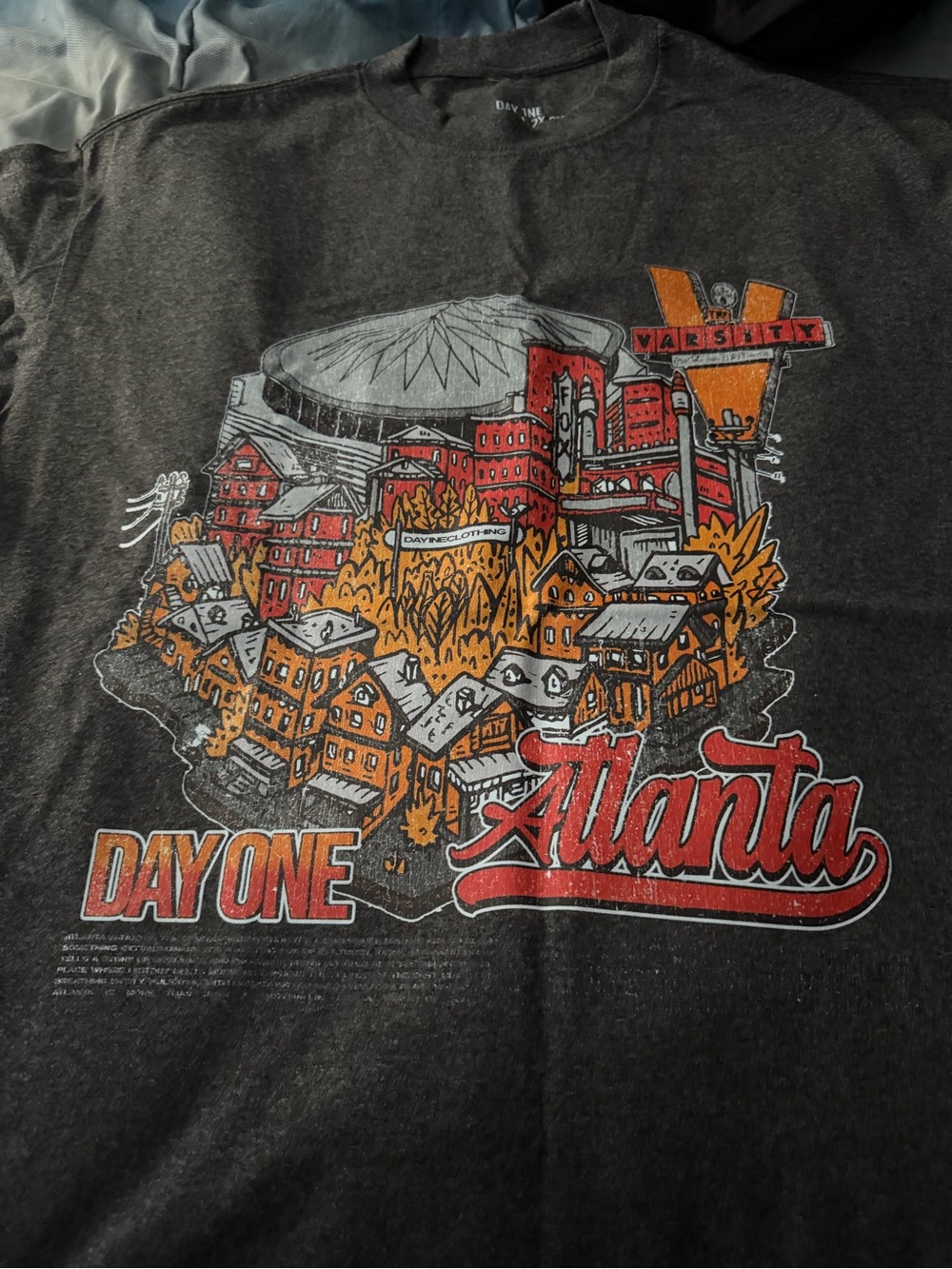 Atlanta Graphic Short Sleeve Tee - Dark Gray NWOT